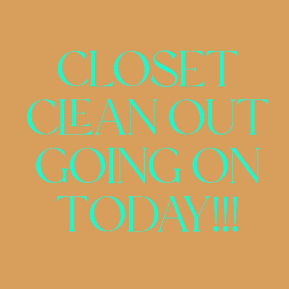 Closet clean out.. price drops!